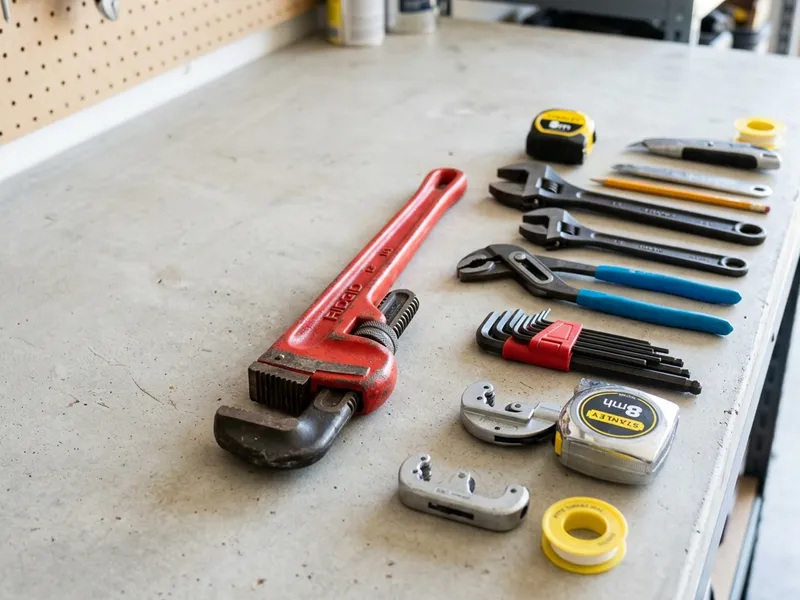 Professional plumbers in Rushville, OH equipped with top-tier tools for residential and commercial plumbing services.